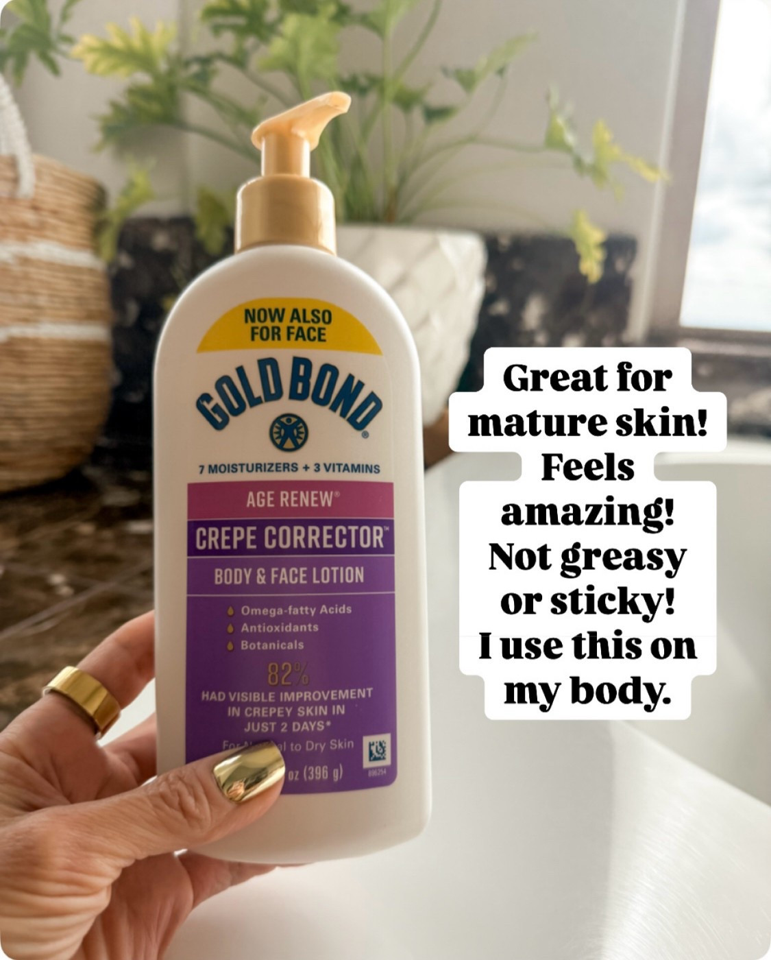 It works!! Love this body lotion! 

Gold Bond Age Renew Crepe Corrector Body & Face Lotion, Replenishing & Smoothing Formula

#liketkit #LTKBeauty #LTKSaleAlert #LTKOver40


#LTKBeauty #LTKSaleAlert #LTKOver40