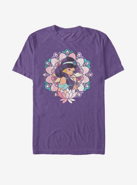Disney Aladdin Jasmine Lotus Flower T-Shirt | BoxLunch