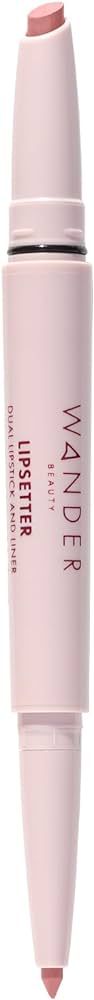 Wander Beauty Lipsetter Dual Matte Lipstick + Lip Liner - Bohemian Blush - Ultra-Smooth, Hydratin... | Amazon (US)