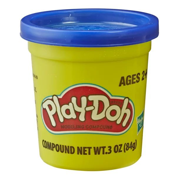 Play-Doh Single Can in Blue, Includes 3 Ounces of Play-Doh Modeling Compound - Walmart.com | Walmart (US)