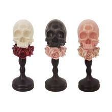 Assorted 7.2" Skull on Pedestal Decoration by Ashland® | Michaels Stores
