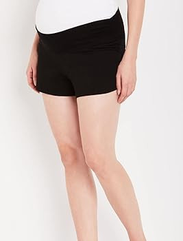 Motherhood Maternity Women's Relaxed Fit Sleep Knit Shorts 2 Pack | Amazon (US)