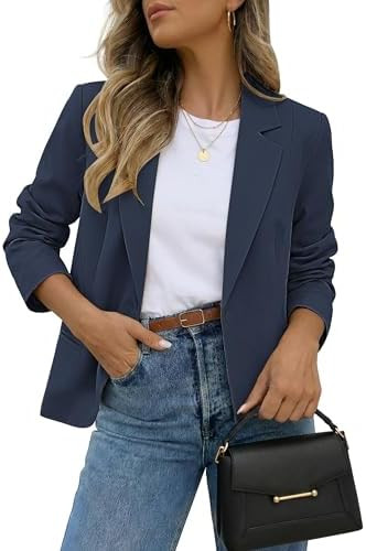 luvamia Blazers for Women Business Casual Long Sleeve Suit Jackets Professional Blazer with Pocke... | Amazon (US)