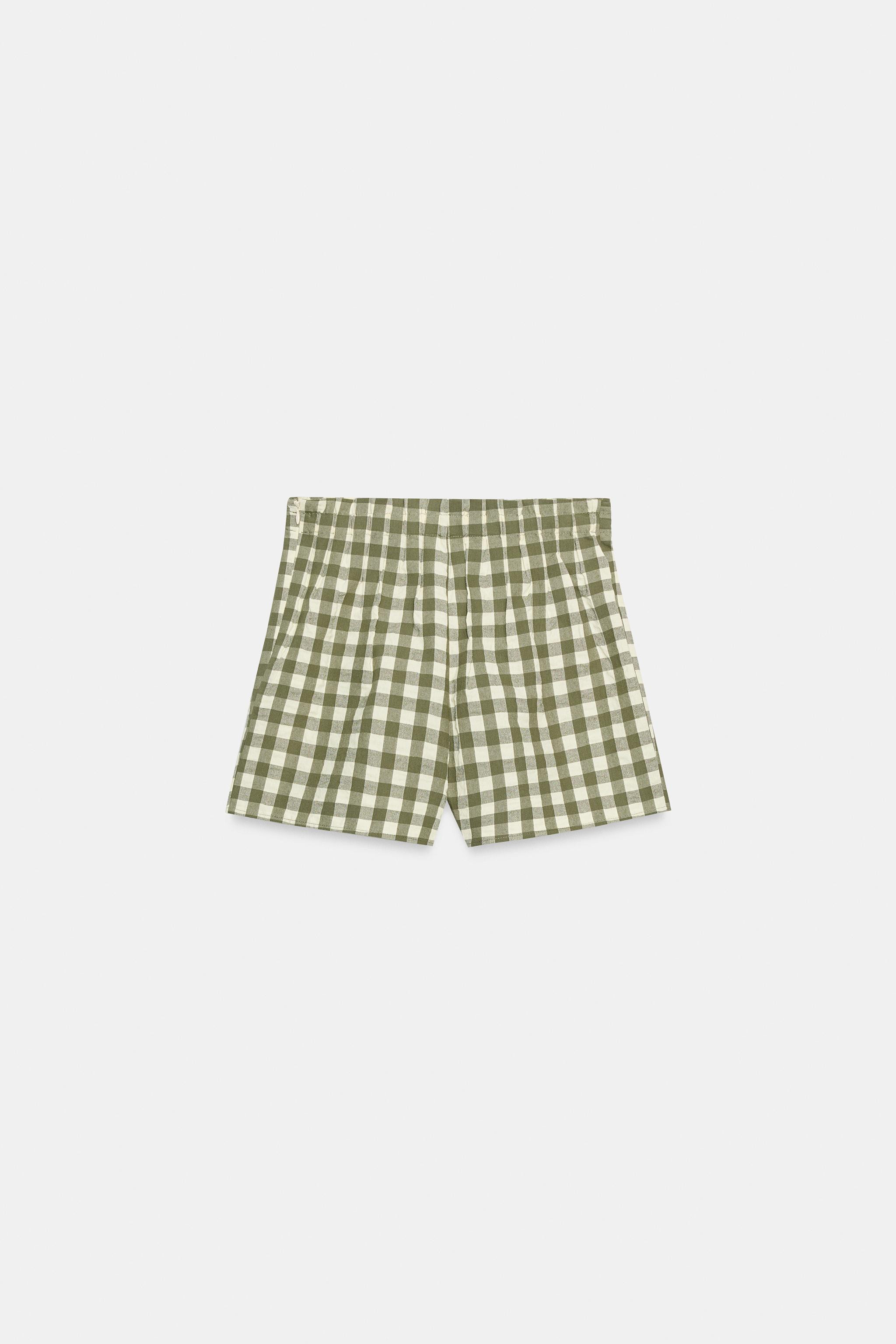 GINGHAM SHORTS | Zara UK