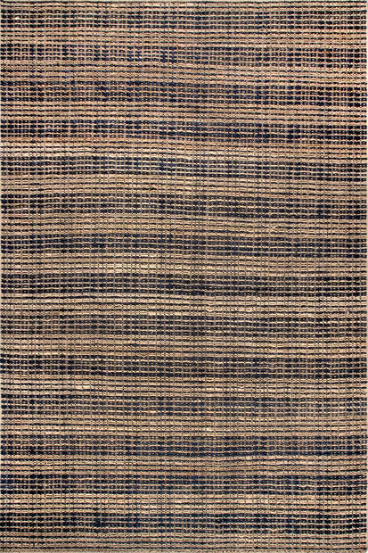 Natural Plaid Jute Area Rug | Rugs USA