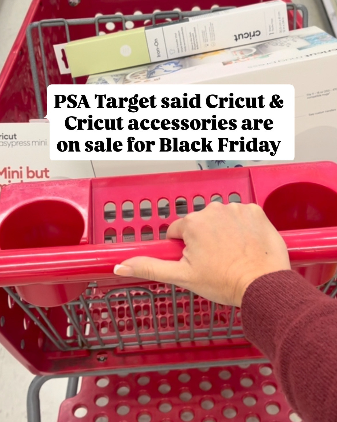 Target Black Friday deal- Cricut and Cricut accessories 25% off

#LTKSaleAlert #LTKmomlife #LTKCyberWeek