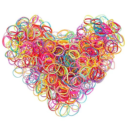 Creatov Multi Color Hair Holder Hair Tie Elastic Rubber Bands for Baby Girls, 1800 Pieces | Walmart (US)