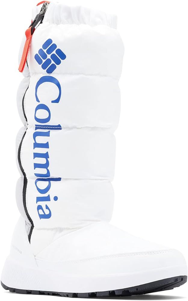 Amazon.com | Columbia Women's PANINARO Omni-Heat Tall Snow Boot, White/Cobalt Blue, 8.5 | Snow Bo... | Amazon (US)