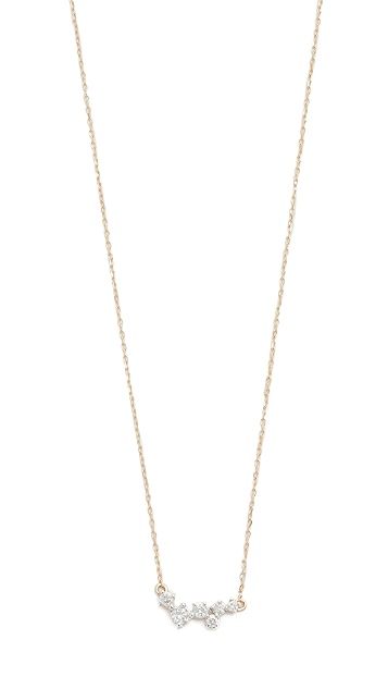 14k Gold Scattered Diamond Necklace | Shopbop