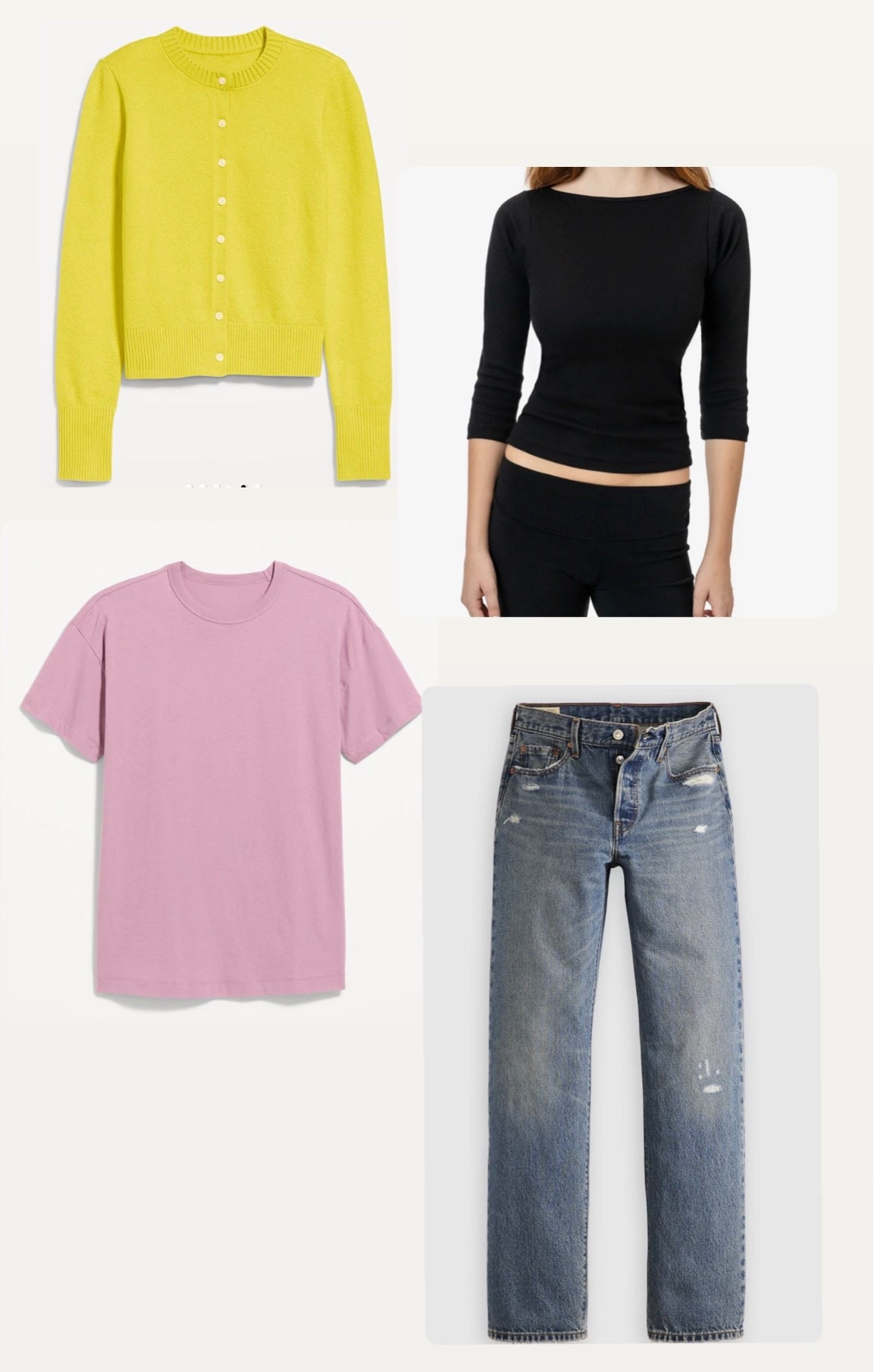 Cardigan - XS petite. T-shirt - small. Boatneck - M. Jeans - sized down.

#LTKOver40 #LTKPetite #LTKSaleAlert