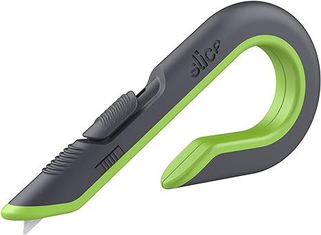 Slice Auto Retract Box Cutter Utility Knife, Gray, Green | Amazon (US)