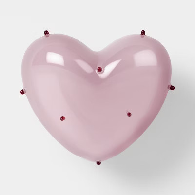 Valentine's Day Glass Heart Decorative Object - Threshold™ | Target