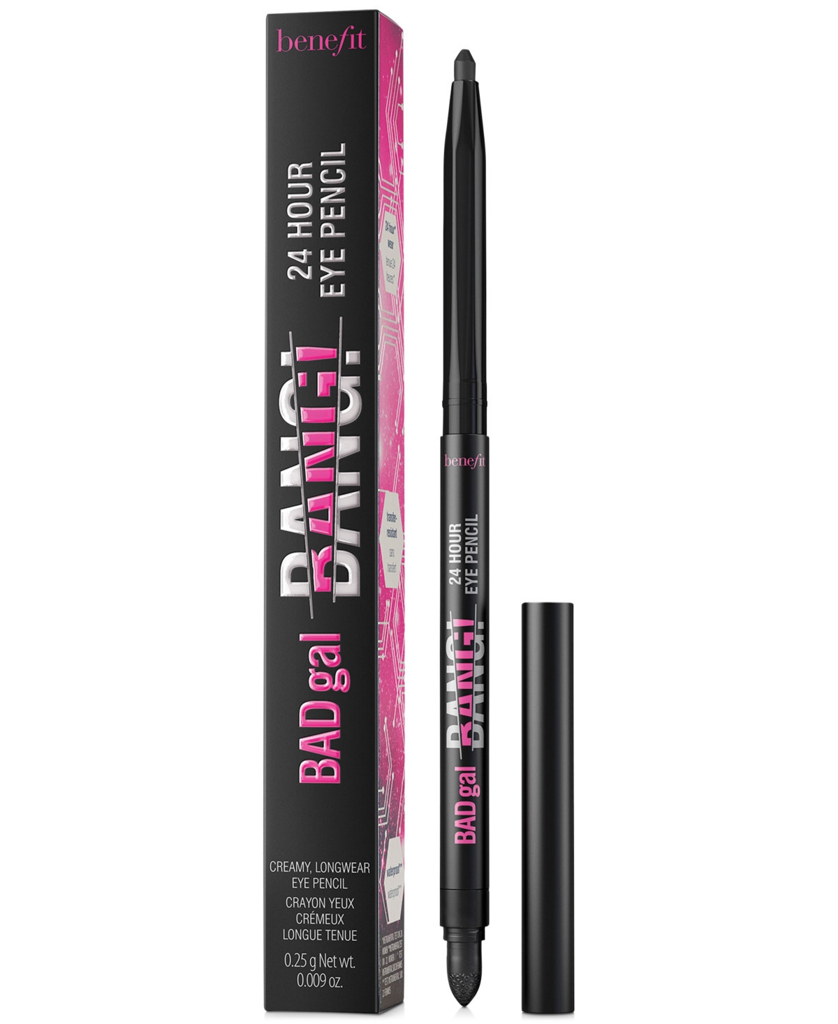Benefit Cosmetics BADgal Bang! 24-Hour Waterproof Eyeliner - Black | Macy's