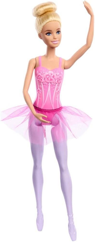 Barbie Ballerina Doll, Blonde Fashion Doll Wearing Purple Removable Tutu, Posed with Ballet Arms ... | Amazon (US)