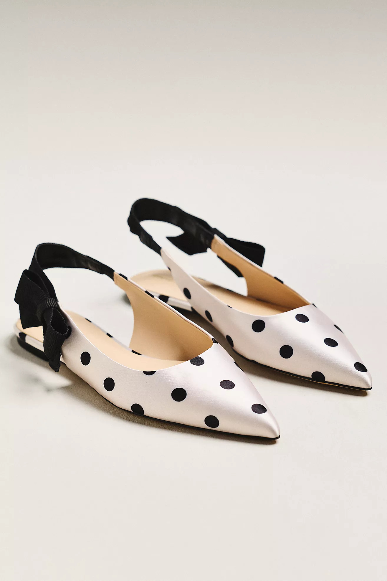 Maeve Side-Bow Slingback Flats | Anthropologie (US)