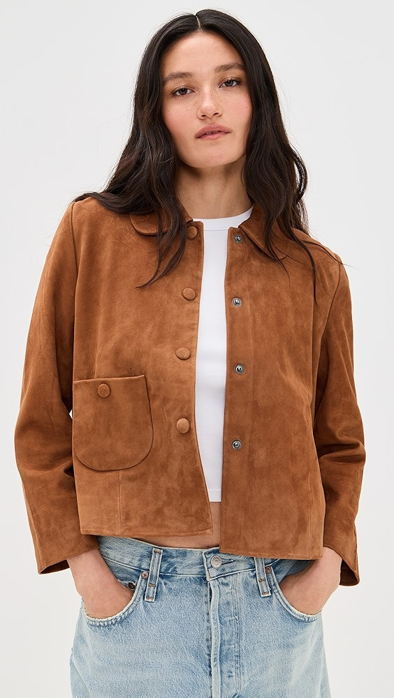 ba&sh Veste Milas Suede Jacket | Shopbop | Shopbop