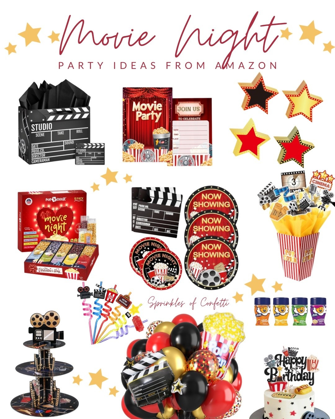 Movie night party supplies from Amazon! 

#LTKvlog #LTKKids #LTKmomlife