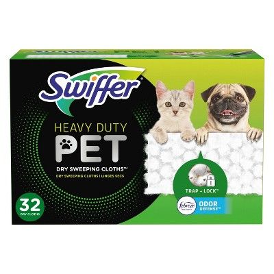 Swiffer Sweeper Pet Heavy Duty Multi-Surface Dry Cloth Refills for Floor Sweeping and Cleaning - ... | Target