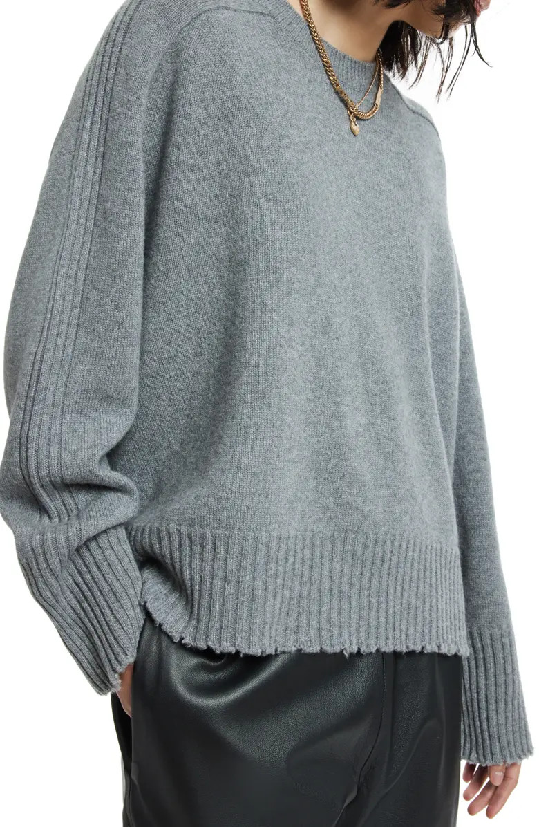 Kiera Fray Edge Crewneck Sweater | Nordstrom