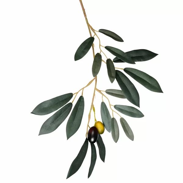 Artificial Potted Olive Floor Foliage Tree in Pot | Wayfair North America