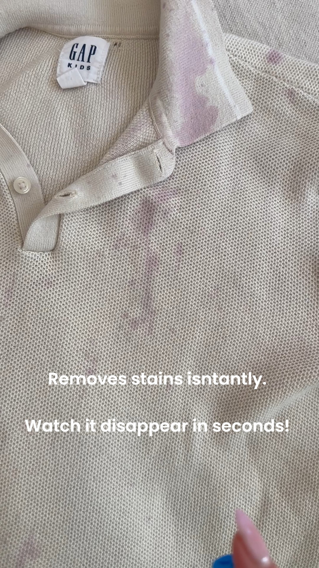 1 day old stains removed instantly! Every mom HAS to have this stain remover! clean & effective! 

#LTKKids #LTKFamily #LTKBaby