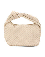 Leather Woven Knot Shoulder Bag | Handbags | Marshalls | Marshalls