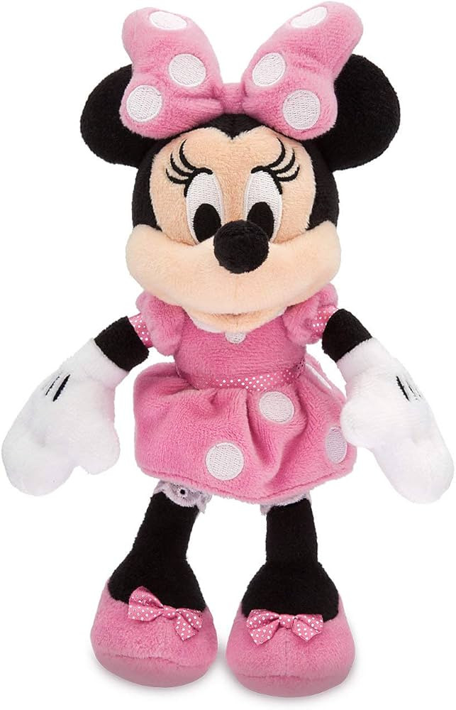 Disney Minnie Mouse Plush - Pink - Mini Bean Bag - 9½ Inches, Mickey and Friends, Iconic Cuddly ... | Amazon (US)
