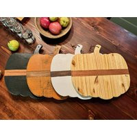 Pumpkin Serving Tray - Handmade Large Board Cheese Charcuterie Rustic Fall Decor | Etsy (US)