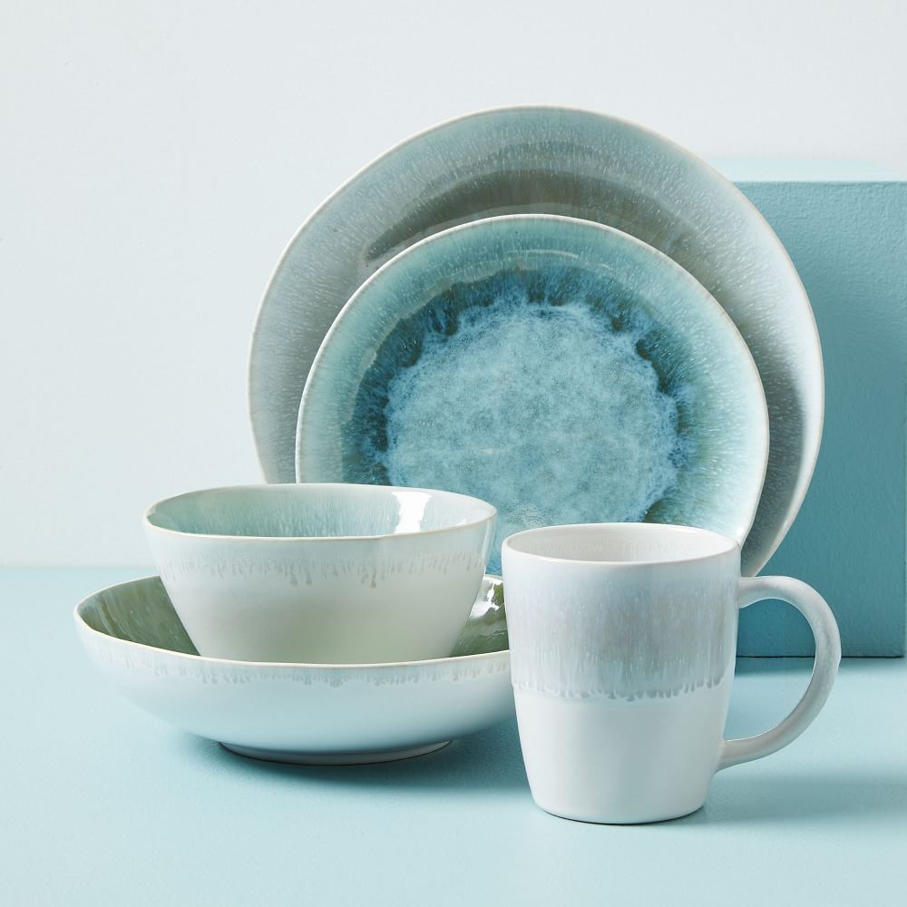 Reactive Glaze Stoneware Dinnerware (Set of 20) | West Elm (US)