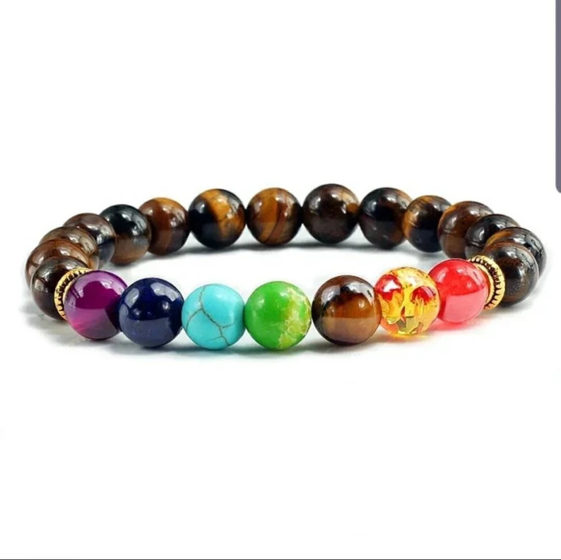 7 Chakra Bracelet , Seven Chakra jewelry, Spiritual Bracelet, Mindfulness Gift, Wrist Mala Bracel... | Etsy (US)