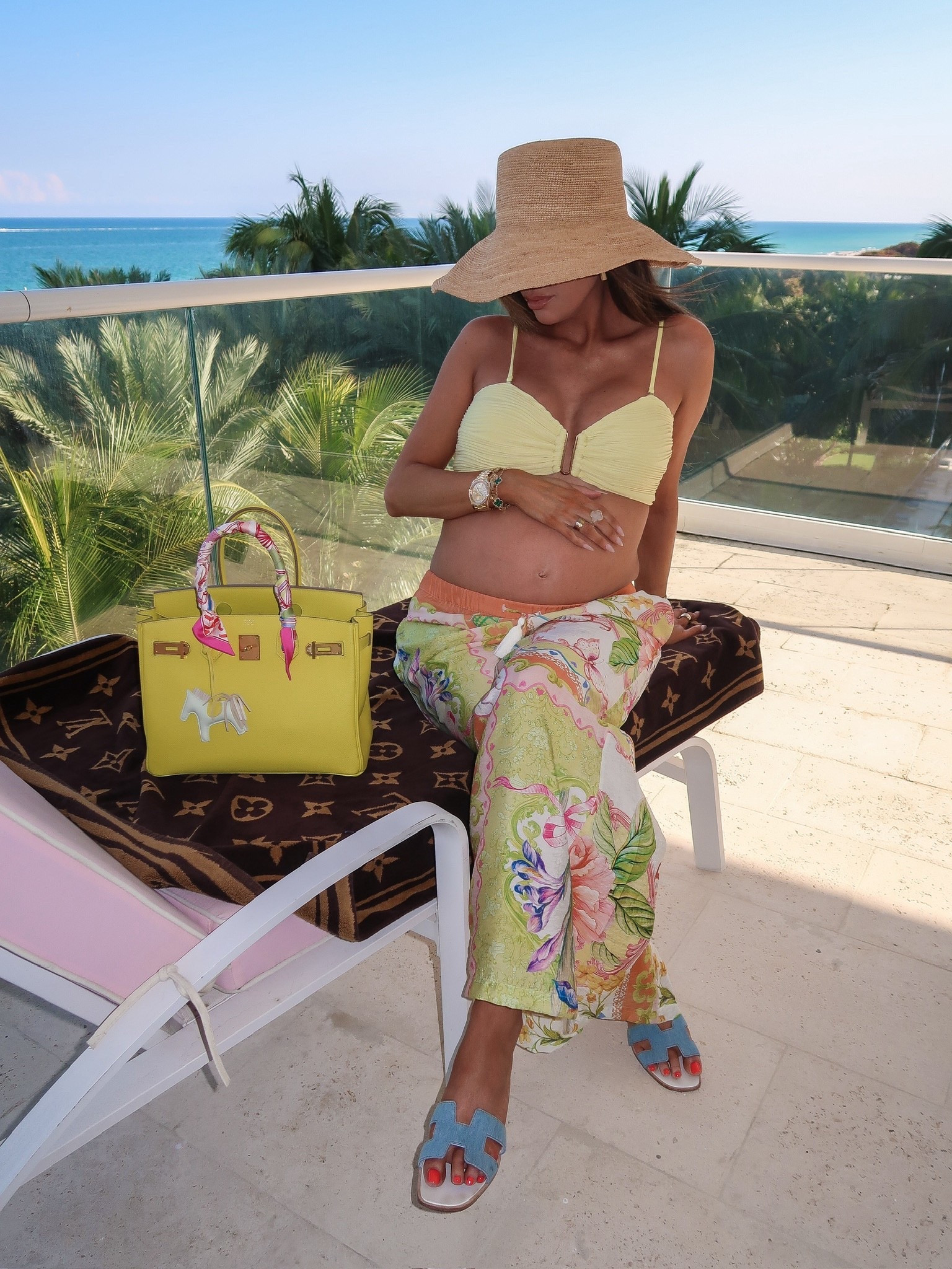 Wearing a size large in swimsuit and medium in pants! 

Resort wear, Vacation outfit, Beach outfit, beach vacation outfit, Yellow swimsuit, Anthropologie pants, Lack of color hat, Bottega sunglasses, Emily Ann Gemma

#LTKBump #LTKootd #LTKTravel