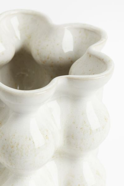 Reactive-glaze Vase - White - Home All | H&M US | H&M (US + CA)