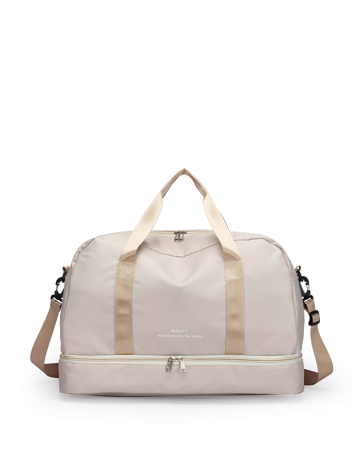 Letter Detail Duffel Bag | SHEIN