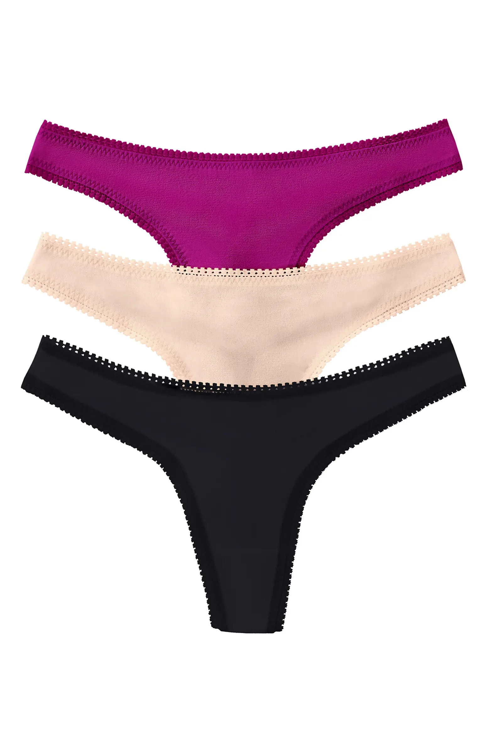 3-Pack Mesh Thongs | Nordstrom