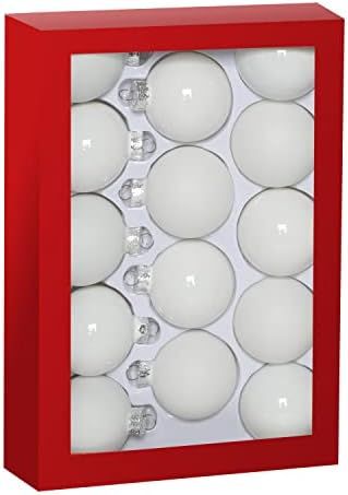 Amazon.com: SuiXing Christmas Glass Balls Multi Colors Included with Loop Set Festival Home Party... | Amazon (US)