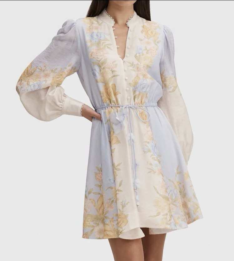 So cute - looks like Zimmermann!
RUNS SMALL across chest (wearing my usual XS but need small)


#LTKSeasonal