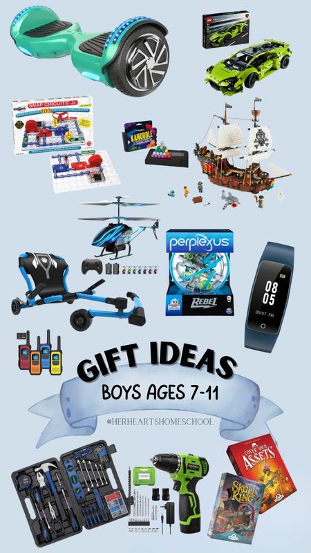 Gift Ideas for kiddos ages 7-11 that my boys love! 

#LTKkids #LTKCyberWeek #LTKGiftGuide