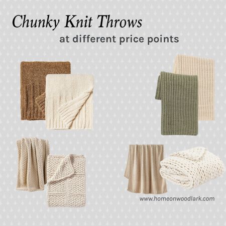 A chunky knit throw is a staple for the colder months.  I rounded up a variety of throws at different price points.  

Chunky knit throw.  Fall blankets.  

#LTKSeasonal #LTKhome