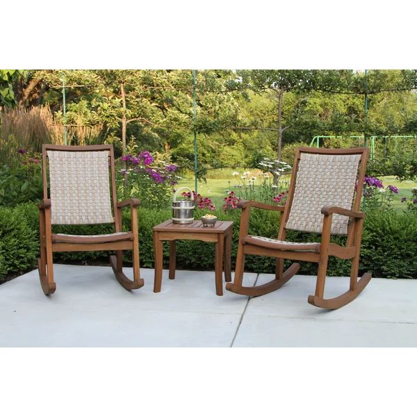 Cael Solid Wood 2 - Person Seating Group | Wayfair North America