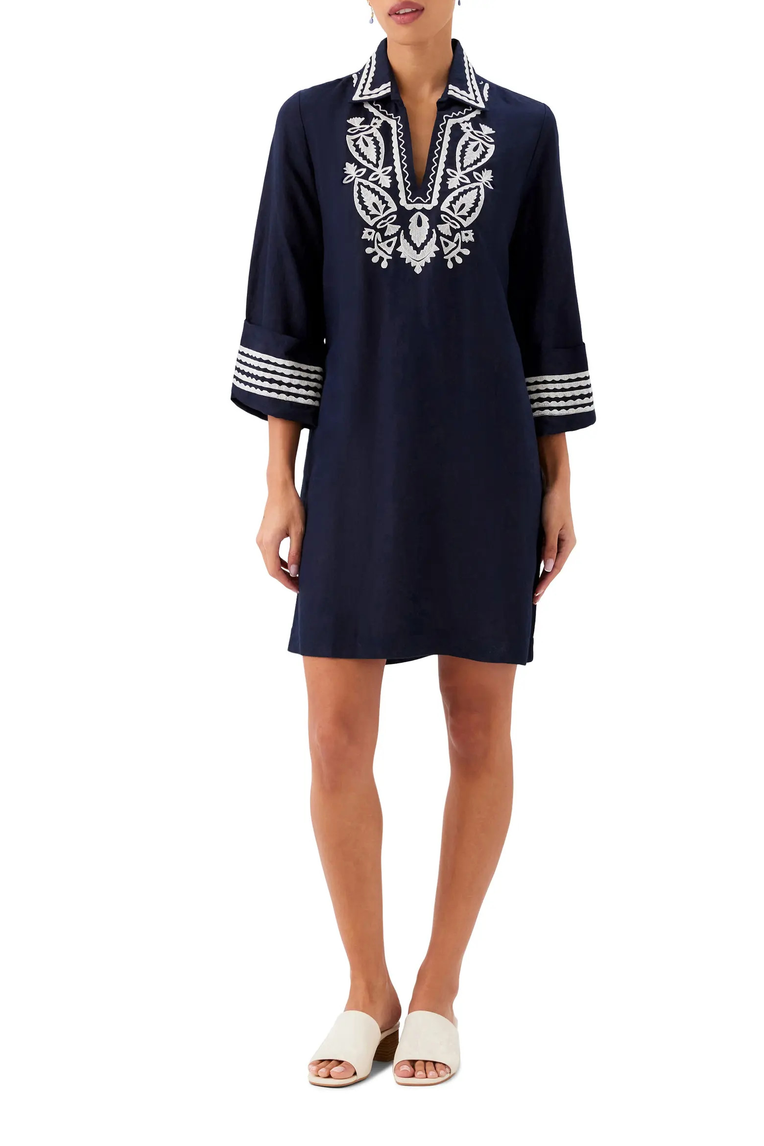 Embroidered Shift Dress (Women) | Nordstrom | Nordstrom