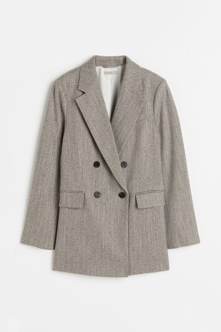 Double-breasted blazer | H&M (UK, MY, IN, SG, PH, TW, HK, KR)