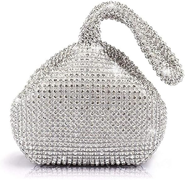 Jian Ya Na Fashion Women Bridesmaid Lady Girl Bride Evening Clutch Bag for Prom Cocktail Party We... | Amazon (US)