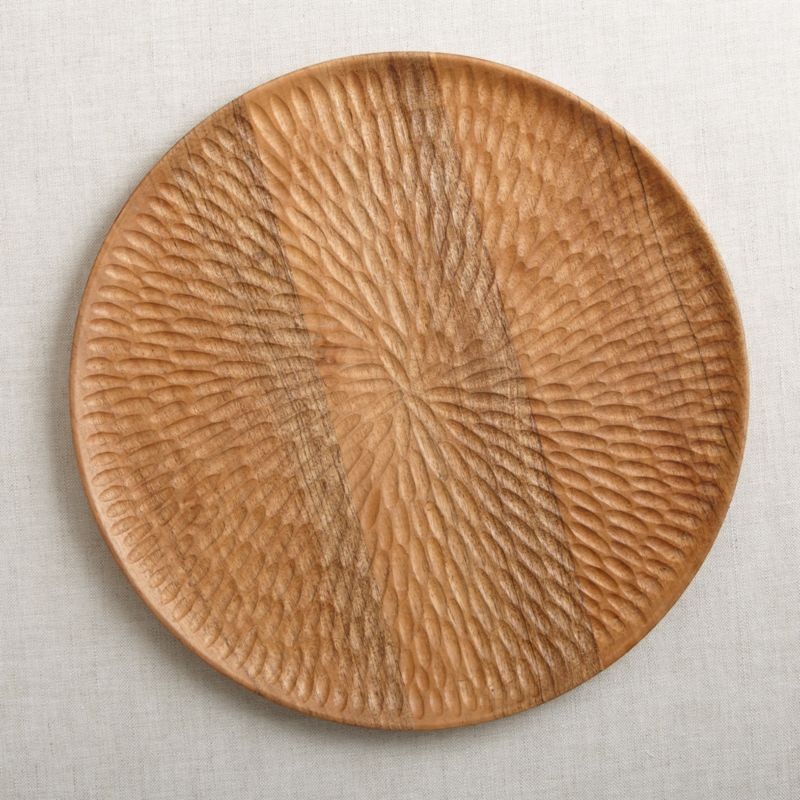Amari Acacia Wood Platter + Reviews | Crate and Barrel | Crate & Barrel