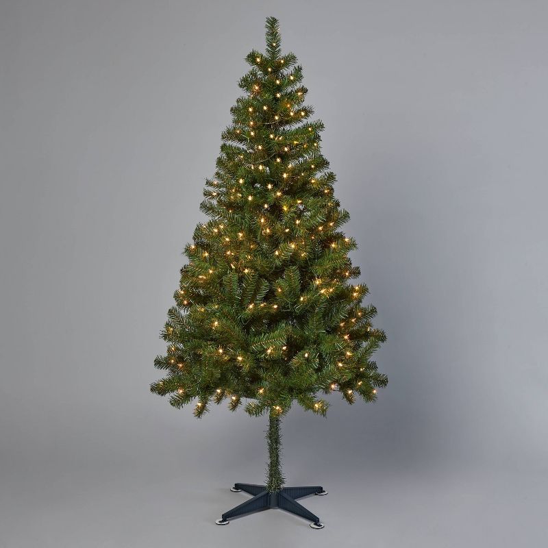 6&#39; Pre-Lit Alberta Spruce Artificial Christmas Tree Clear Lights - Wondershop&#8482; | Target