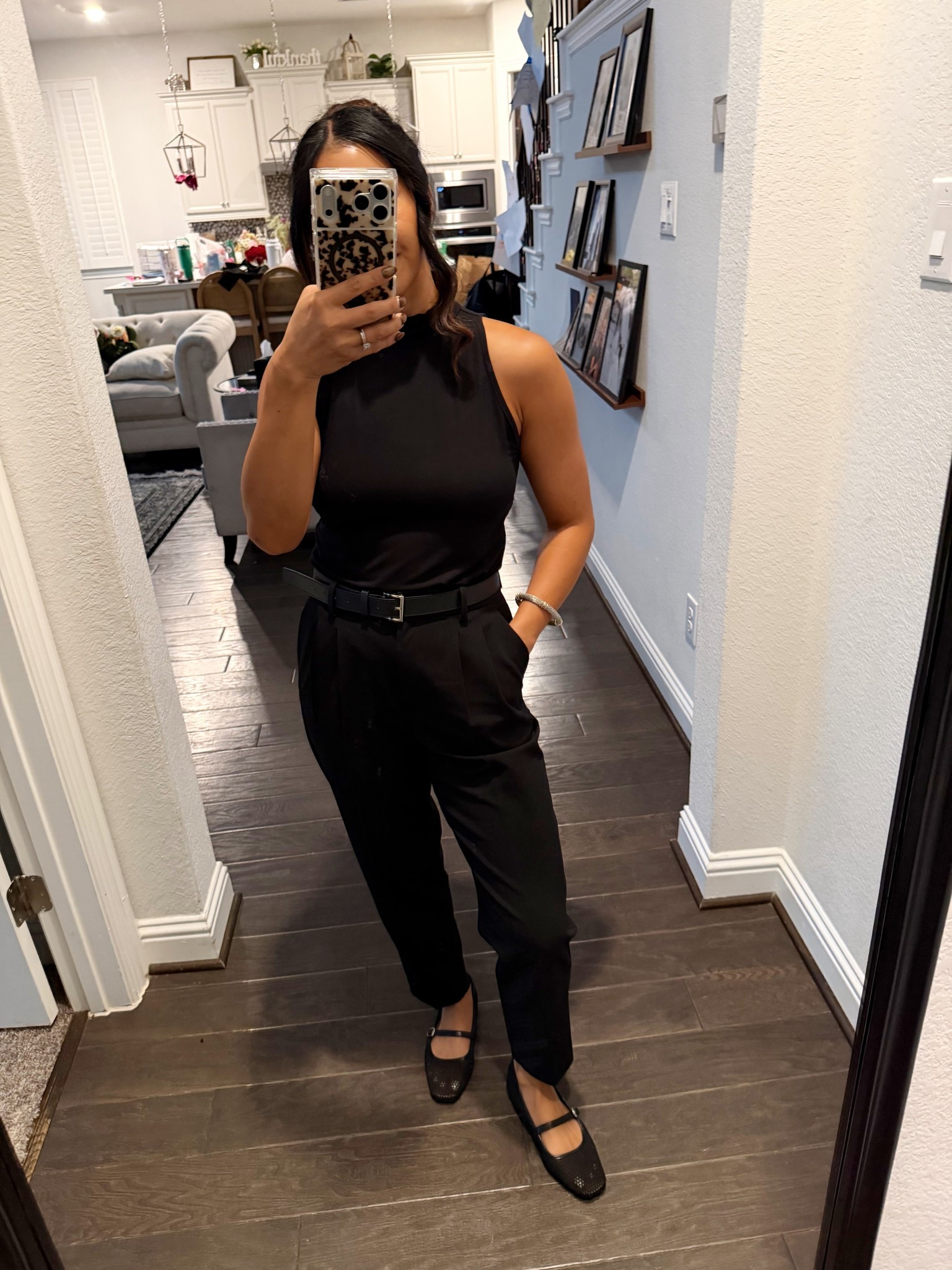 All black for church yesterday 

Wearing a 2P in the pants 

#LTKWorkwear #LTKOver40 #LTKSaleAlert