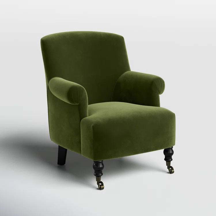 Birch Lane™ Naine Upholstered Velvet Armchair | Birch Lane | Birch Lane
