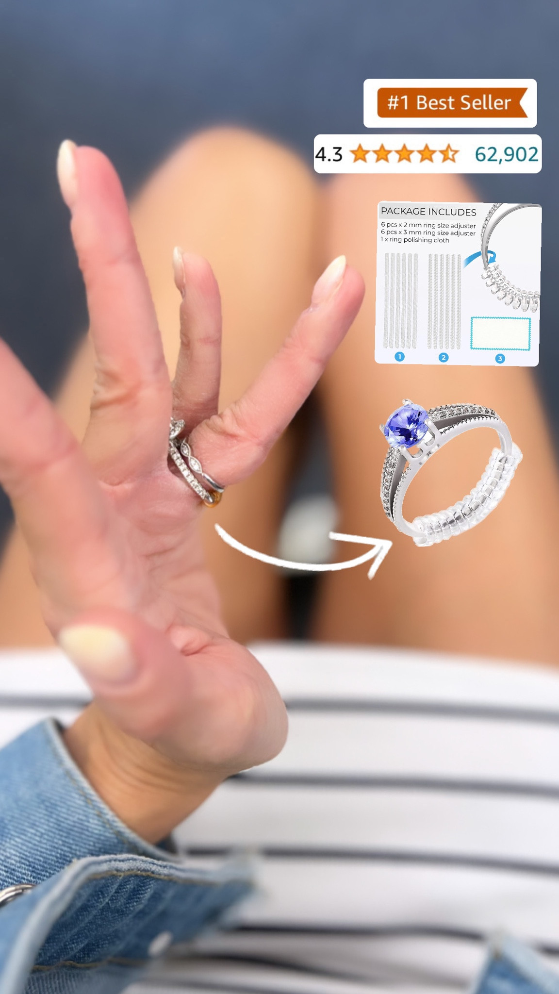 Ring sizer
Engagement ring

#LTKstyletip

#LTKwedding #LTKFind #LTKunder50