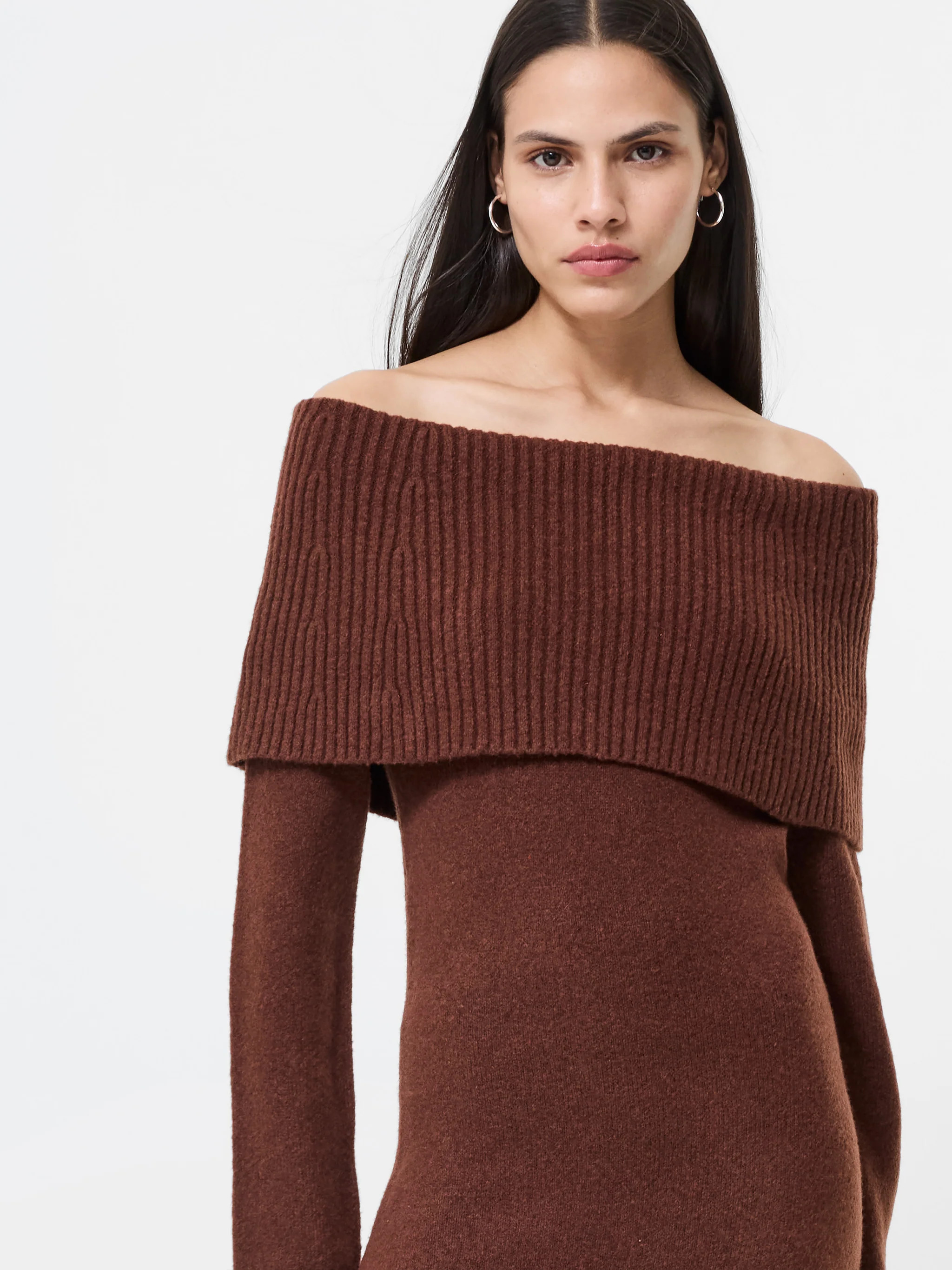 Emilia Knit Off Shoulder Dress | French Connection (US)