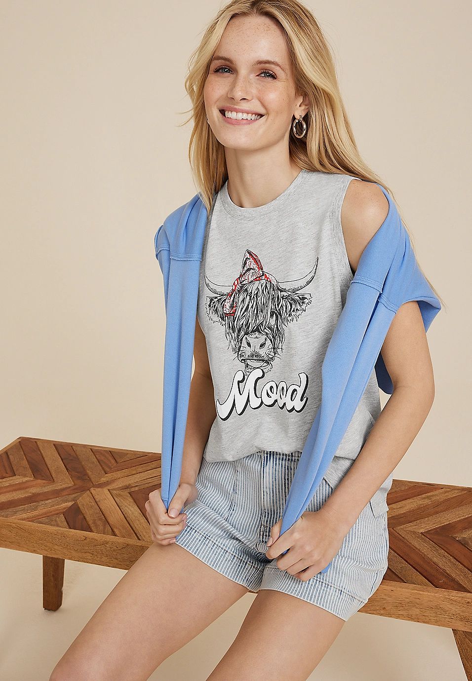 Sunseeker Mood Graphic Tank | Maurices