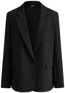 CIDER Blazers for Women Oversized Blazer Notched Collar Long Sleeve Jacket Office Work Wear Styli... | Amazon (US)